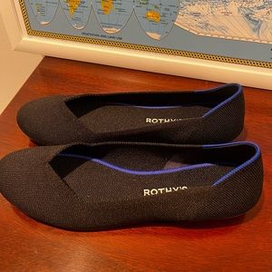 Rothy’s classic black flat